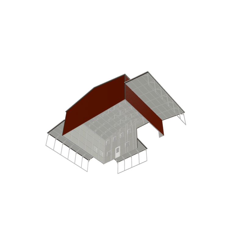 62' x 30' x 16'/8' Custom Commercial Barn