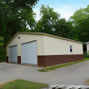 30' x 30' x 9' Double Metal Garage