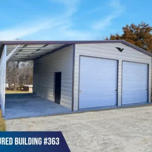 36x30 Garage with Lean-To